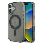Laptop, Telefoane si Tablete - Telefoane mobile si accesorii - Accesorii Telefoane - Huse telefoane - Husa pentru iPhone 16 - Guess IML Rhinestones MagSafe (GUHMP16SPFTDTEK) - Negru - Infinity.ro