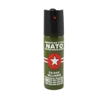 Sport si Outdoor - Camping - Accesorii camping si drumetii - Set cutit model spaniol 15 cm si trei sprayuri piper, auto-aparare, 110 ml, verde - Infinity.ro