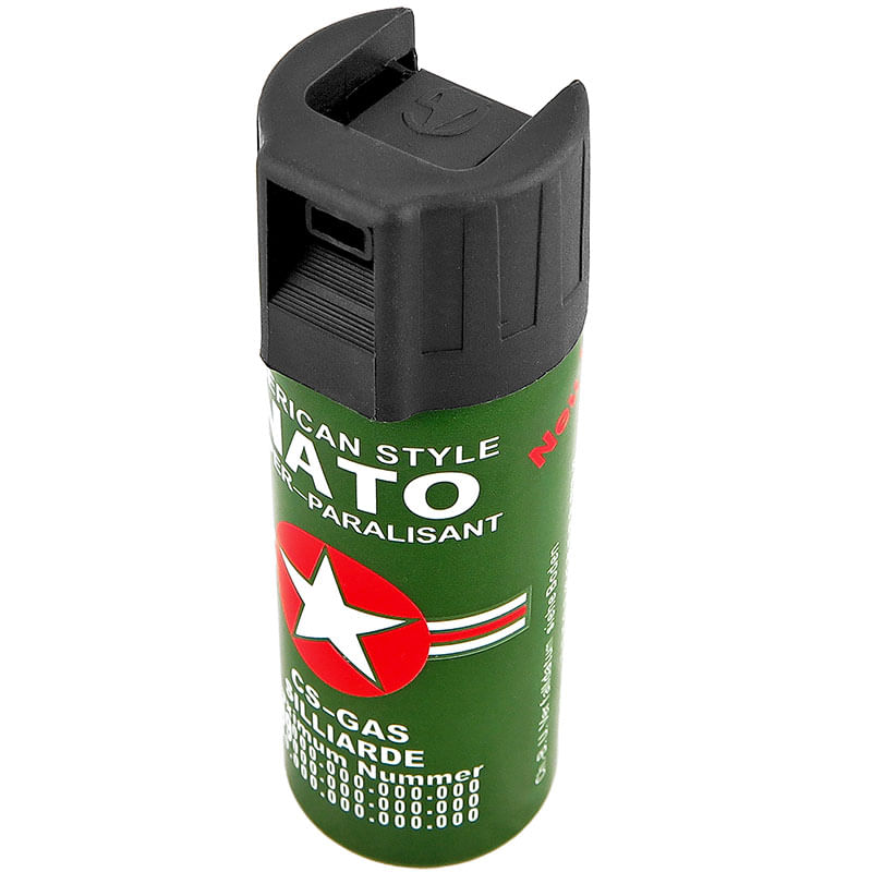 Sport si Outdoor - Camping - Accesorii camping si drumetii - Set spray cu piper si cutit model spaniol 18 cm, auto-aparare, 110 ml, verde - Infinity.ro