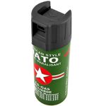 Sport si Outdoor - Sporturi de contact - Produse autoaparare - Set spray cu piper si cutit model spaniol 20.5 cm, auto-aparare, 110 ml, verde - Infinity.ro