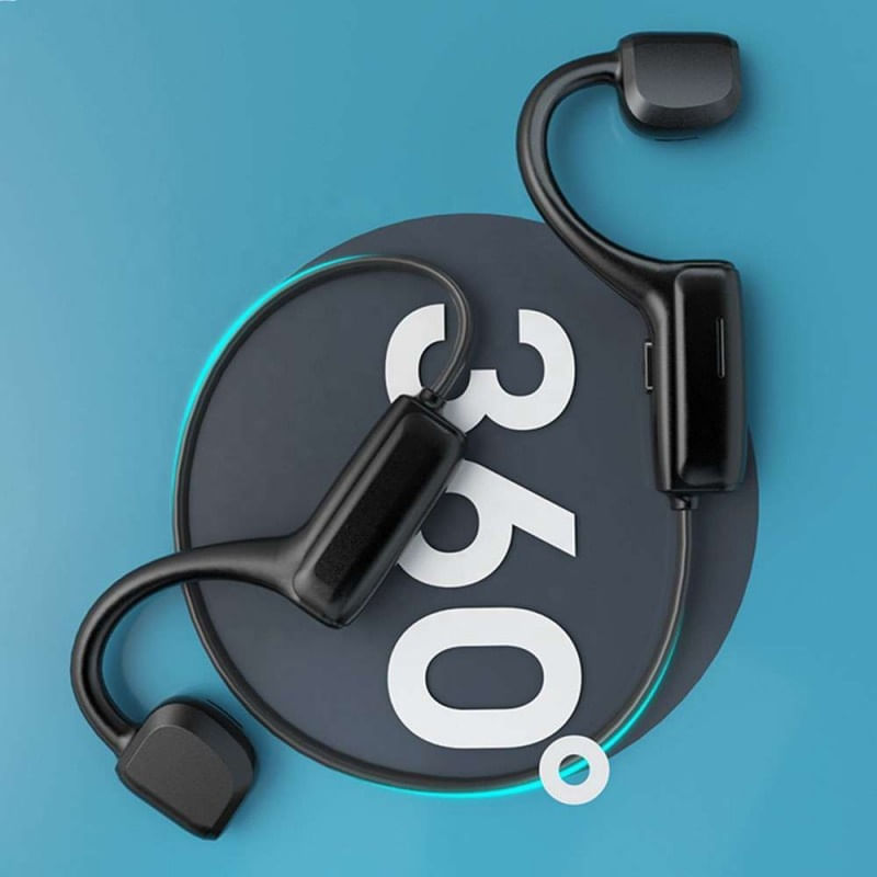 TV, Audio-Video si Foto - Portabile audio - Casti audio - Casti Smart Techstar® G1, Wireless, Behind the Ear, Bluetooth V5.1, Acumulator 130mAh, pentru iPhone Xiaomi Huawei - Infinity.ro