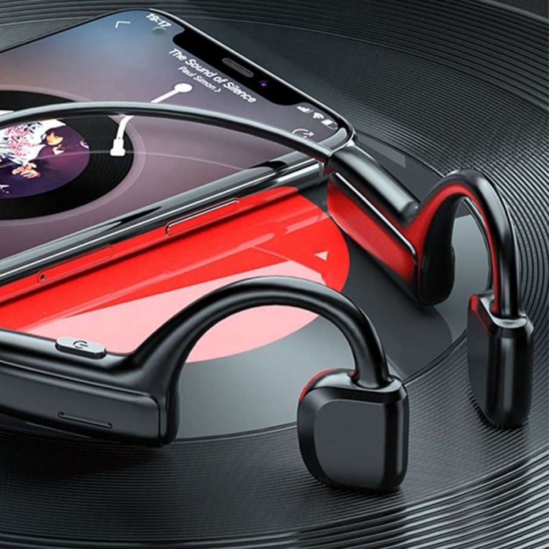 TV, Audio-Video si Foto - Portabile audio - Casti audio - Casti Smart Techstar® G1, Wireless, Behind the Ear, Bluetooth V5.1, Acumulator 130mAh, pentru iPhone Xiaomi Huawei - Infinity.ro