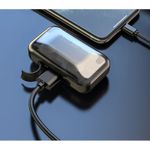 TV, Audio-Video si Foto - Portabile audio - Casti audio - Casti F9 Smart Techstar®, Wireless, Bluetooth V5.0, SplashResistent, Touch, iOS, 1200mAh, Android, Negru - Infinity.ro