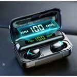 TV, Audio-Video si Foto - Portabile audio - Casti audio - Casti F9 Smart Techstar®, Wireless, Bluetooth V5.0, SplashResistent, Touch, iOS, 1200mAh, Android, Negru - Infinity.ro