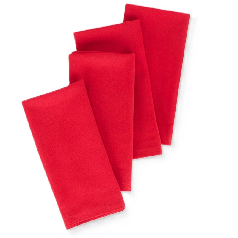 Casa si Gradina - Textile si covoare - Textile bucatarie - Servete si naproane - Set 10 Servetele masa Kotonia Home Hotel, 100% bumbac, Ranforce, dimensiunea 35x45 cm, rosu - Infinity.ro