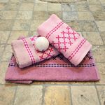 Casa si Gradina - Textile si covoare - Textile baie - Prosoape - Set 3 prosoape Kotonia Home - Family Carry, 100% Bumbac, dimensiune 50x90 cm, Rose - Infinity.ro