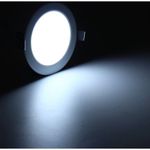 Casa si Gradina - Corpuri si surse de iluminat - Plafoniere, aplice si spoturi - Spot LED Techstar® Ultra Slim, Senzor Miscare, Alb, Putere 12W, Culoare Lumina 6500K, CRI 80+, 17cm - Infinity.ro