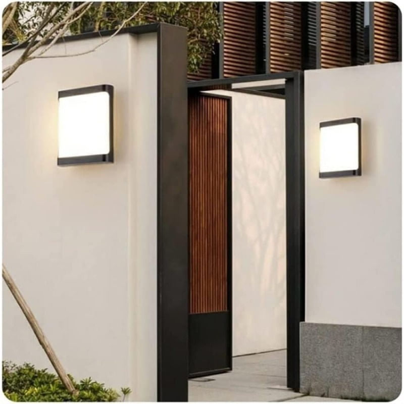 Casa si Gradina - Corpuri si surse de iluminat - Plafoniere, aplice si spoturi - Aplica Exterior Techstar® LED Light EX10 , Putere 20W, A++, Rezistenta la Apa si Praf, Alb Cald, 3000K, Plastic ABS - Infinity.ro