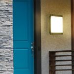 Casa si Gradina - Corpuri si surse de iluminat - Plafoniere, aplice si spoturi - Aplica Exterior Techstar® LED Light EX10 , Putere 20W, A++, Rezistenta la Apa si Praf, Alb Cald, 3000K, Plastic ABS - Infinity.ro