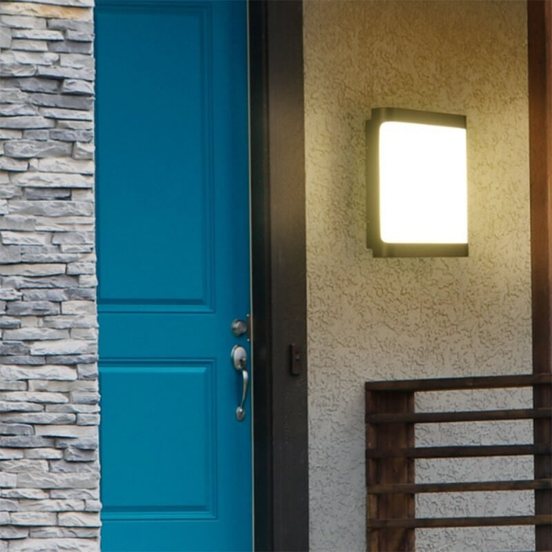 Casa si Gradina - Corpuri si surse de iluminat - Plafoniere, aplice si spoturi - Aplica Exterior Techstar® LED Light EX10 , Putere 20W, A++, Rezistenta la Apa si Praf, Alb Cald, 3000K, Plastic ABS - Infinity.ro