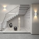 Casa si Gradina - Corpuri si surse de iluminat - Plafoniere, aplice si spoturi - Aplica LED De Perete Interior/Exterior Techstar® tip Cub, Putere 6W, Culoare Lumina 4000K, 1100 Lm, 10x10 Cm, IP 65, Alb - Infinity.ro