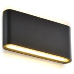 Casa si Gradina - Corpuri si surse de iluminat - Plafoniere, aplice si spoturi - Aplica Exterior Techstar® LED Light C30, Putere 6W, A+, Rezistenta la Apa si Praf, Alb Rece, 6500K, Aluminiu, Negru - Infinity.ro