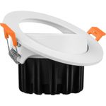 Casa si Gradina - Corpuri si surse de iluminat - Plafoniere, aplice si spoturi - Spot LED Techstar® THD, Alb, Putere 5W, Culoare Lumina 3000K, CRI 80+, Radiator Aluminiu - Infinity.ro