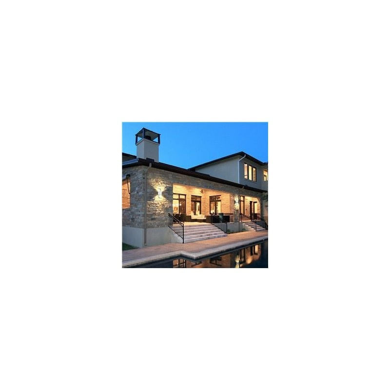 Casa si Gradina - Corpuri si surse de iluminat - Plafoniere, aplice si spoturi - Aplica Exterior Techstar® LED Light CUBE , Putere 6W, A+, Rezistenta la Apa si Praf, Alb Rece, 6000K, Aluminiu, Negru - Infinity.ro