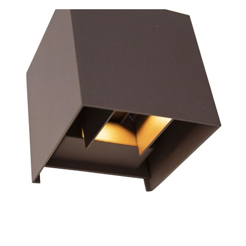 Casa si Gradina - Corpuri si surse de iluminat - Plafoniere, aplice si spoturi - Aplica Exterior Techstar® LED Light CUBE , Putere 6W, Rezistenta la Apa si Praf, Alb Natural, 4000K, Aluminiu, Negru - Infinity.ro