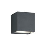 Casa si Gradina - Corpuri si surse de iluminat - Plafoniere, aplice si spoturi - Aplica Exterior Techstar® LED Light CUBE , Putere 6W, Rezistenta la Apa si Praf, Alb Natural, 4000K, Aluminiu, Negru - Infinity.ro