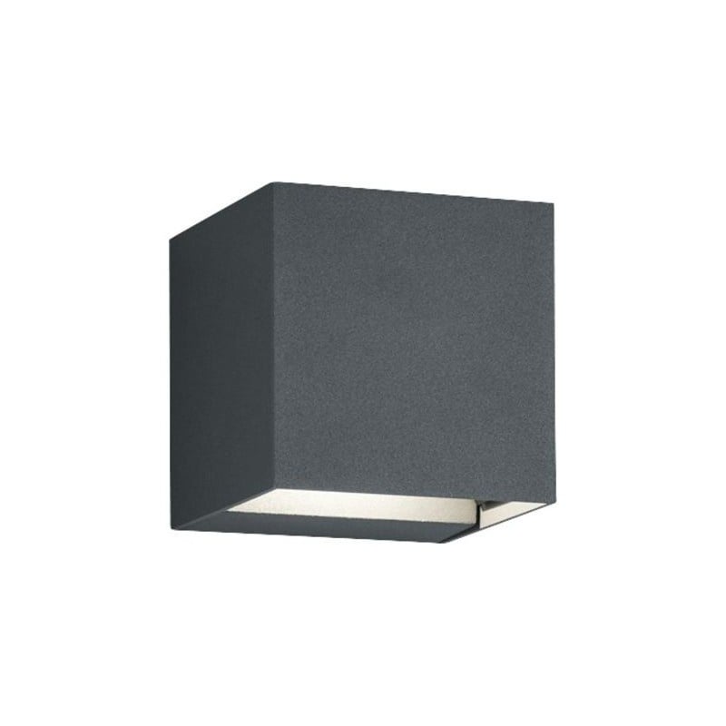 Casa si Gradina - Corpuri si surse de iluminat - Plafoniere, aplice si spoturi - Aplica Exterior Techstar® LED Light CUBE , Putere 6W, Rezistenta la Apa si Praf, Alb Natural, 4000K, Aluminiu, Negru - Infinity.ro