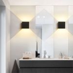 Casa si Gradina - Corpuri si surse de iluminat - Plafoniere, aplice si spoturi - Aplica Exterior Techstar® LED Light CUBE , Putere 6W, Rezistenta la Apa si Praf, Alb Natural, 4000K, Aluminiu, Negru - Infinity.ro