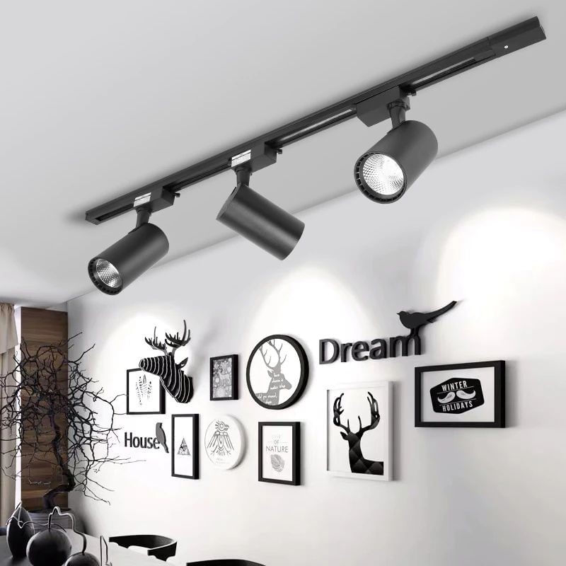 Casa si Gradina - Corpuri si surse de iluminat - Plafoniere, aplice si spoturi - Spot LED Techstar® Tracklights, Pentru Sina RailRacks Monofazata Tip L, 12w, 6500k Lumina Rece, Iluminat Directionabil - Infinity.ro