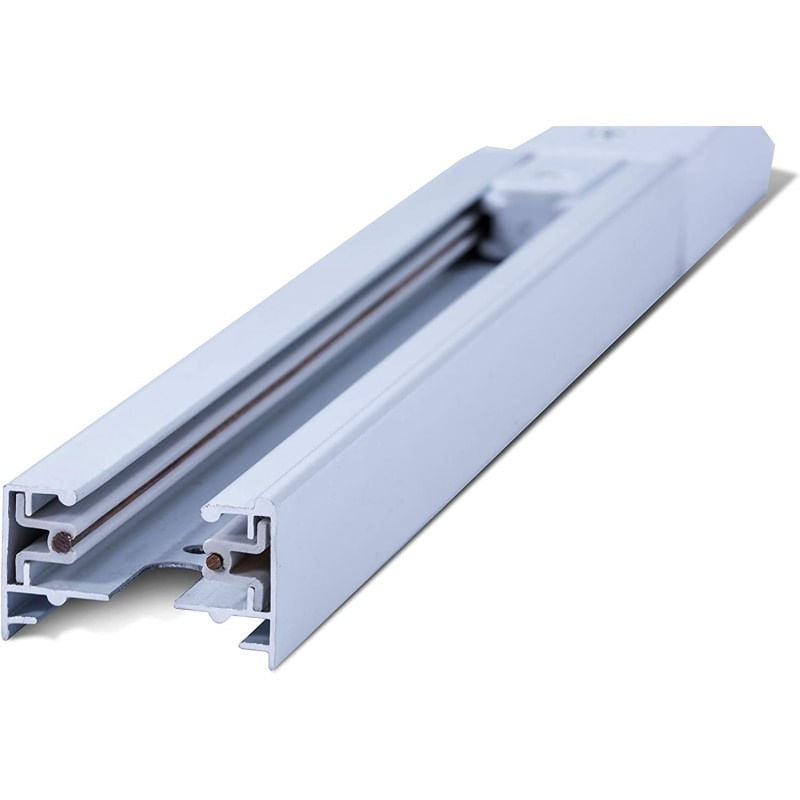 Casa si Gradina - Corpuri si surse de iluminat - Plafoniere, aplice si spoturi - Sina pentru Spoturi Techstar® RailRacks, Monofazata Tip L, Corp Aluminiu, 50cm, Alb - Infinity.ro