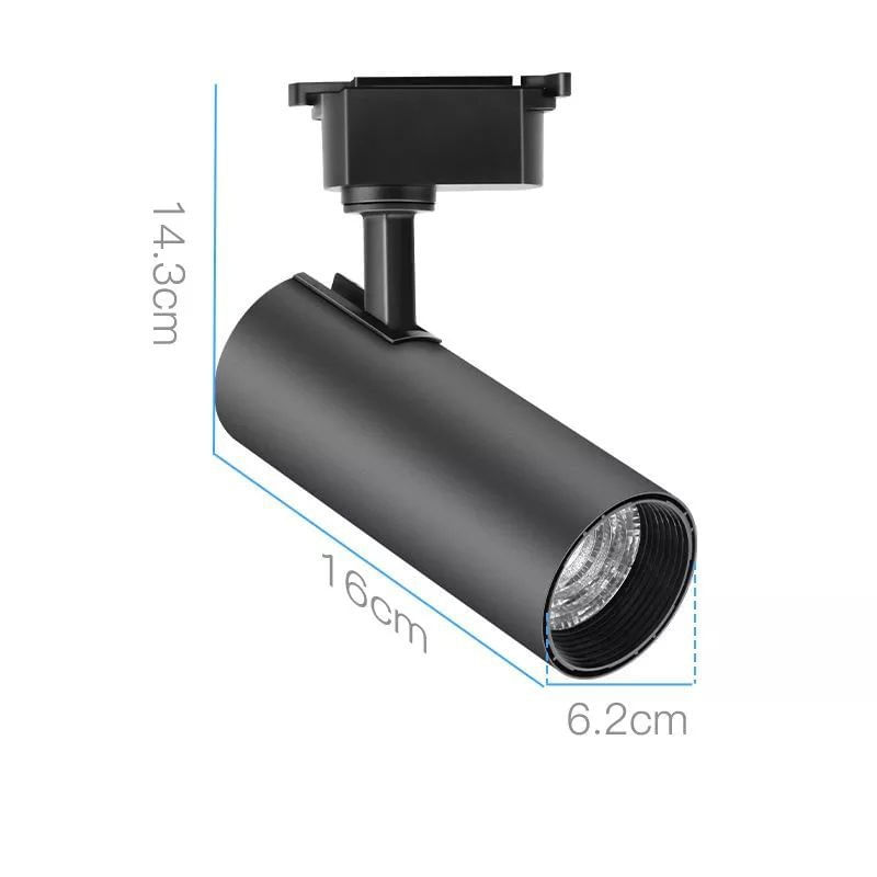 Casa si Gradina - Corpuri si surse de iluminat - Plafoniere, aplice si spoturi - Spot LED Techstar® Tracklights HD, Pentru Sina RailRacks Monofazata Tip L, 30w, 4000k Lumina Naturala, Iluminat - Infinity.ro