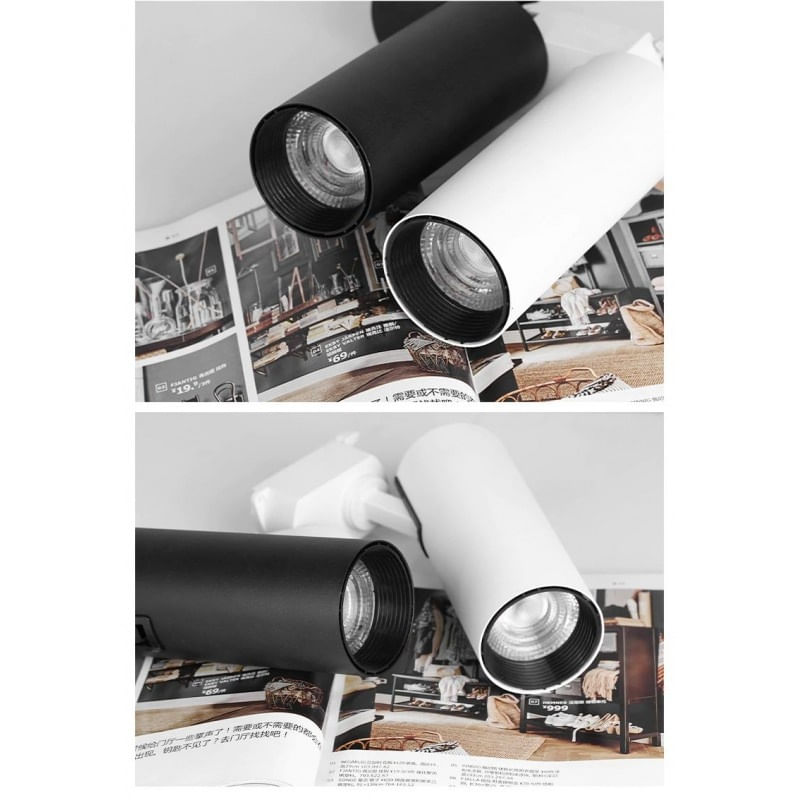 Casa si Gradina - Corpuri si surse de iluminat - Plafoniere, aplice si spoturi - Spot LED Techstar® Tracklights HD, Pentru Sina RailRacks Monofazata Tip L, 30w, 4000k Lumina Naturala, Iluminat - Infinity.ro