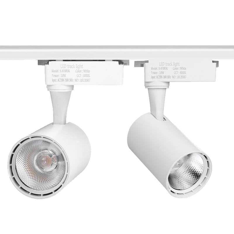 Casa si Gradina - Corpuri si surse de iluminat - Plafoniere, aplice si spoturi - Spot LED Techstar® Tracklights, Pentru Sina RailRacks Monofazata Tip L, 30w, 4000k Lumina Rece, Iluminat Directionabil - Infinity.ro