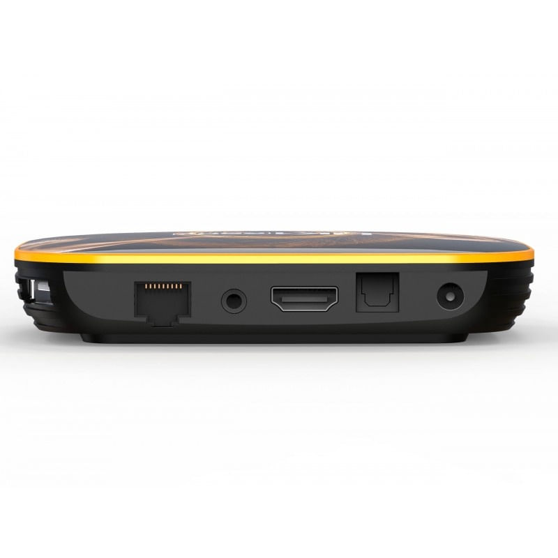 TV, Audio-Video si Foto - Home cinema si Soundbar - Mediaplayere - Smart TV Box Mini PC Techstar® HK1 RBox, Android 10, 4GB + 32GB ROM, 4K HDR ,WiFi 5GHz, SPDIF, AV, RK3318 - Infinity.ro