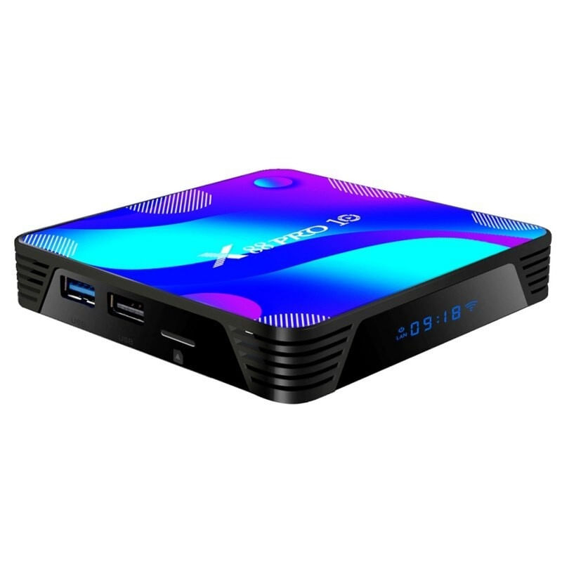 TV, Audio-Video si Foto - Home cinema si Soundbar - Mediaplayere - TV Box X88 Pro10, 4K, HDR, Android 10, 2GB RAM, 16GB ROM, Rockchip RK3318, Quad Core, WiFi 5G+2G, Bluetooth 4.0, USB 3.0 - Infinity.ro