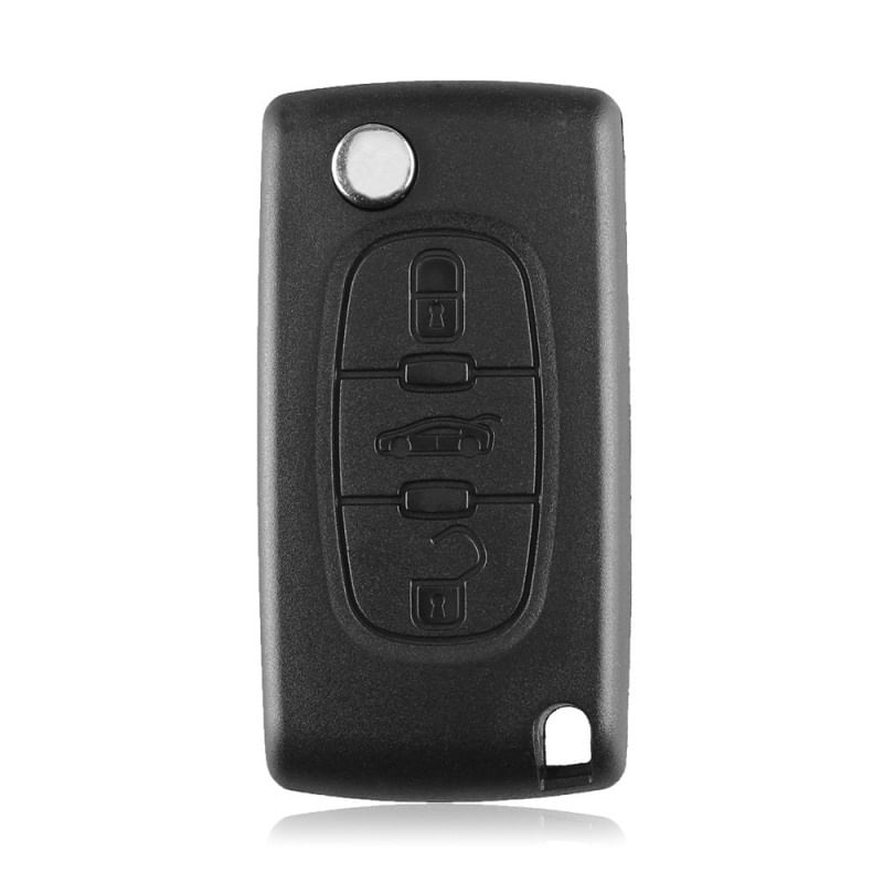 Auto si Moto - Electronice auto - Accesorii electronice auto - Cheie Auto Completa Techstar® Peugeot, 307, 407, 433Mhz, 7961, ID46, VA2, 3 Butoane - Infinity.ro