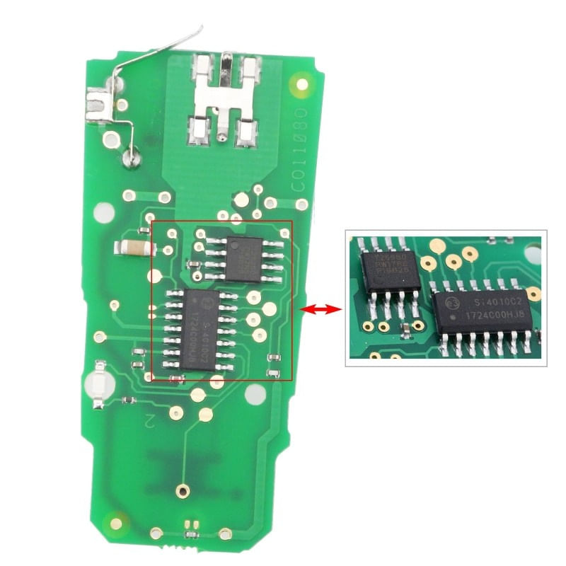 Auto si Moto - Electronice auto - Accesorii electronice auto - Cheie Auto Completa Techstar® Volkswagen, Passat, B6, CC, 3 Butoane, 433Mhz, 3CO959752BA/9066-10, ID48 - Infinity.ro