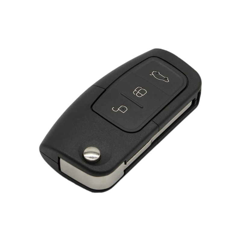 Auto si Moto - Electronice auto - Accesorii electronice auto - Cheie Auto Completa Techstar® Ford, Focus, Fiesta, Mondeo, 4D60, 433Mhz, FO21, 3 Butoane - Infinity.ro