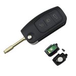 Auto si Moto - Electronice auto - Accesorii electronice auto - Cheie Auto Completa Techstar® Ford, Focus, Fiesta, Mondeo, 4D60, 433Mhz, FO21, 3 Butoane - Infinity.ro