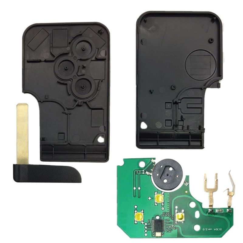 Auto si Moto - Electronice auto - Accesorii electronice auto - Cheie Auto Completa Techstar® Renault Clio, Megane, Scenic, 433Mhz, PCF7947, 3 Butoane - Infinity.ro