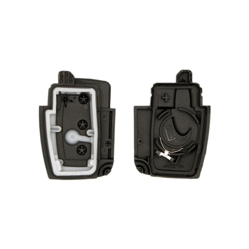 Auto si Moto - Electronice auto - Accesorii electronice auto - Cheie Auto Completa Techstar® Ford, Focus, Fiesta, Mondeo, 4D63, 433Mhz, 3 Butoane, Inchidere Geamuri - Infinity.ro