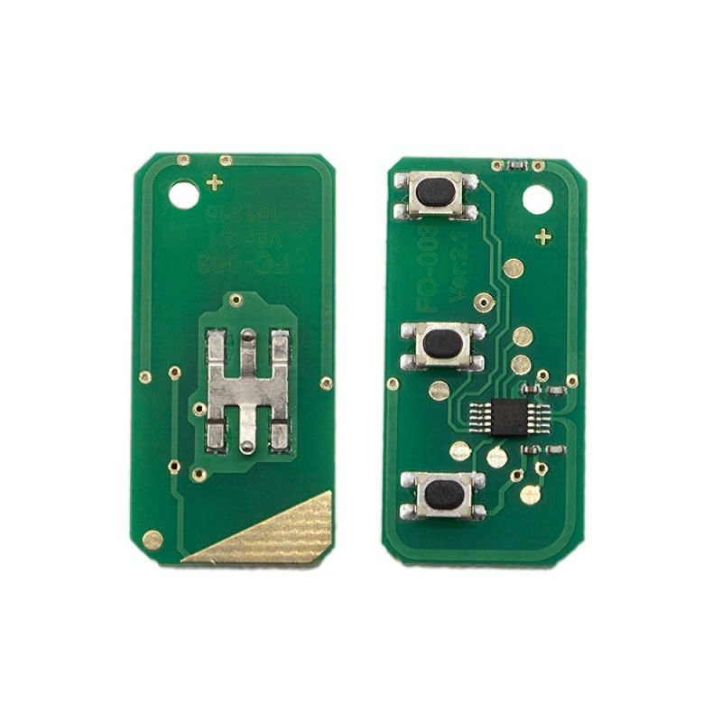 Auto si Moto - Electronice auto - Accesorii electronice auto - Cheie Auto Completa Techstar® Ford, Focus, Fiesta, Mondeo, 4D63, 433Mhz, 3 Butoane, Inchidere Geamuri - Infinity.ro