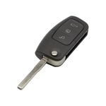 Auto si Moto - Electronice auto - Accesorii electronice auto - Cheie Auto Completa Techstar® Ford, Focus, Fiesta, Mondeo, 4D63, 433Mhz, 3 Butoane, Inchidere Geamuri - Infinity.ro