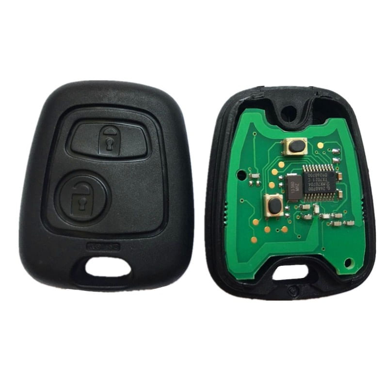 Auto si Moto - Electronice auto - Accesorii electronice auto - Cheie Auto Completa Techstar® Peugeot, 307, 407, 433Mhz, ID46, VA2, 2 Butoane - Infinity.ro