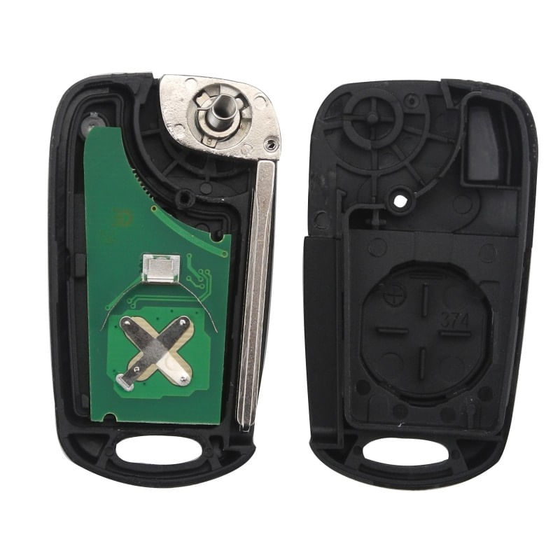 Auto si Moto - Electronice auto - Sisteme de inchidere centralizata - Cheie Auto Completa Techstar® Hyundai, I30, I20, IX35, IX55, ID46, 433Mhz, TOY40, 3 Butoane - Infinity.ro