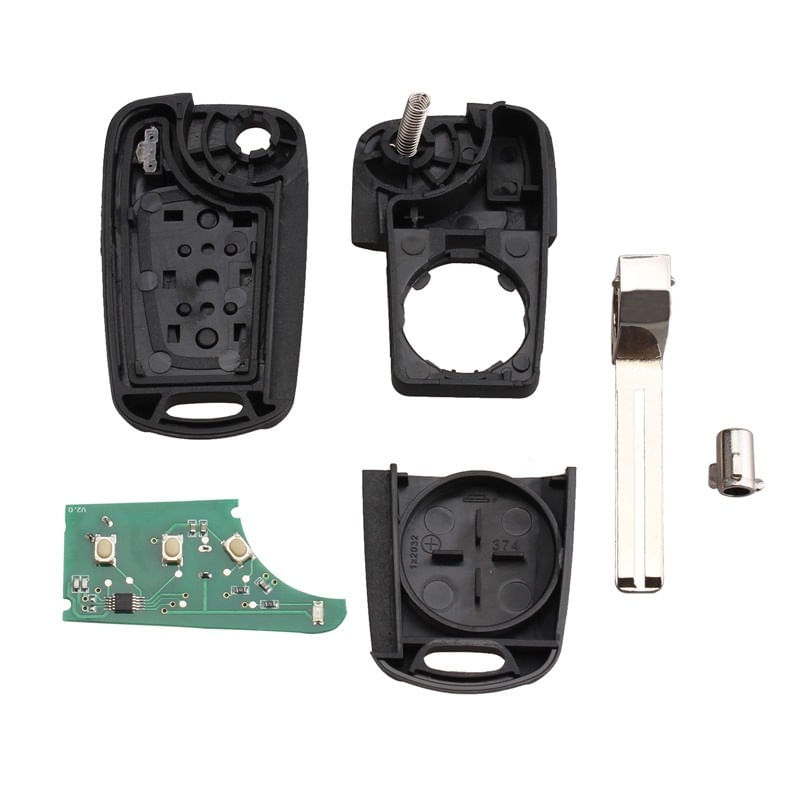 Auto si Moto - Electronice auto - Sisteme de inchidere centralizata - Cheie Auto Completa Techstar® Hyundai, I30, I20, IX35, IX55, ID46, 433Mhz, TOY40, 3 Butoane - Infinity.ro
