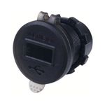Laptop, Telefoane si Tablete - Telefoane mobile si accesorii - Accesorii Telefoane - Incarcatoare telefoane - Incarcator Auto QC3.0 Dual USB Rezistent la Apa cu Voltmetru si Comutator, Adaptor de Incarcare Rapida 12/24V, Afisaj - Infinity.ro