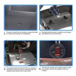 Laptop, Telefoane si Tablete - Telefoane mobile si accesorii - Accesorii Telefoane - Incarcatoare telefoane - Incarcator Auto QC3.0 Dual USB Rezistent la Apa cu Voltmetru si Comutator, Adaptor de Incarcare Rapida 12/24V, Afisaj - Infinity.ro