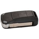 Auto si Moto - Electronice auto - Sisteme de inchidere centralizata - Cheie Auto Completa Techstar® pentru Porsche Cayenne 2003-2011, 3 + 1 butoane, Negru - Infinity.ro