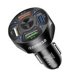 Laptop, Telefoane si Tablete - Telefoane mobile si accesorii - Accesorii Telefoane - Incarcatoare telefoane - Incarcator Auto Techstar® T-14, 1 USB x QC3.0, Incarcare Rapida 3 USB x 2.4A, Negru - Infinity.ro