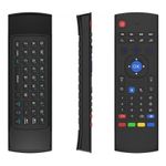 TV, Audio-Video si Foto - Accesorii TV si audio - Telecomenzi - Telecomanda cu tastatura Techstar® MX3 Air Mouse, 2.4G, USB, pentru Android Smart TV Box, proiector HTPC Mini PC, PS3 - Infinity.ro