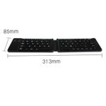 PC, gaming si accesorii - Periferice PC - Tastaturi - Tastatura Wireless Techstar®, Bluetooth 3.0, Pliabila, Windows/Android/iOS - Infinity.ro