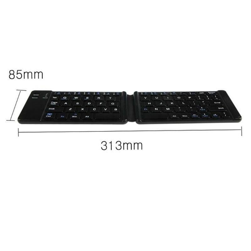 PC, gaming si accesorii - Periferice PC - Tastaturi - Tastatura Wireless Techstar®, Bluetooth 3.0, Pliabila, Windows/Android/iOS - Infinity.ro