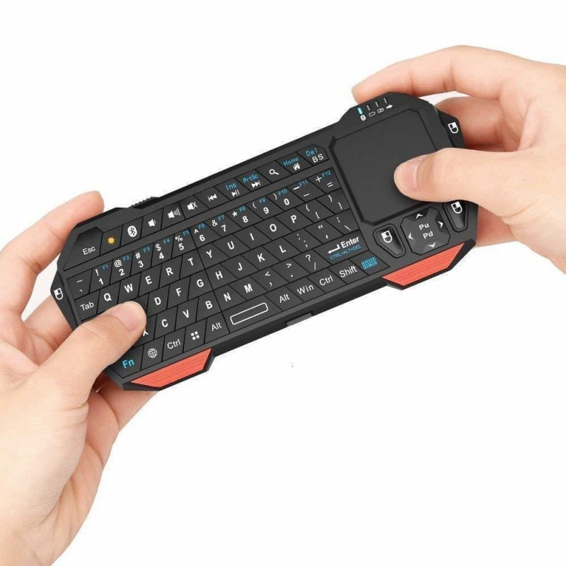 Tastatura Wireless Techstar®, Bluetooth, Scroll, TouchPad, Controller ...