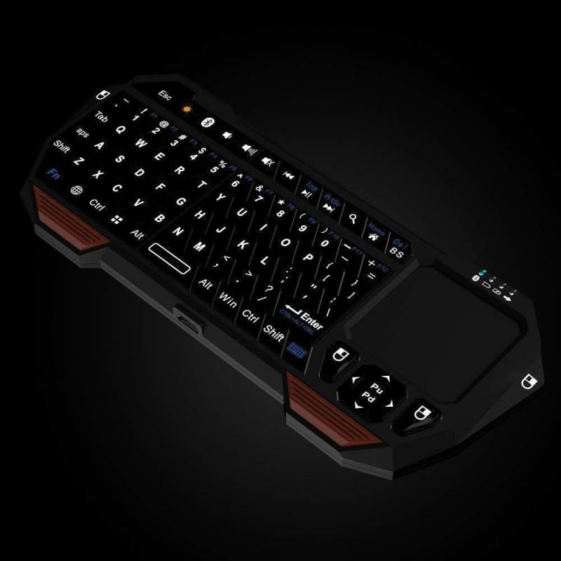 Tastatura Wireless Techstar®, Bluetooth, Scroll, TouchPad, Controller ...