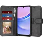 Laptop, Telefoane si Tablete - Telefoane mobile si accesorii - Accesorii Telefoane - Huse telefoane - Husa pentru Samsung Galaxy A15 4G / A15 5G - Techsuit Diary Book - Negru - Infinity.ro